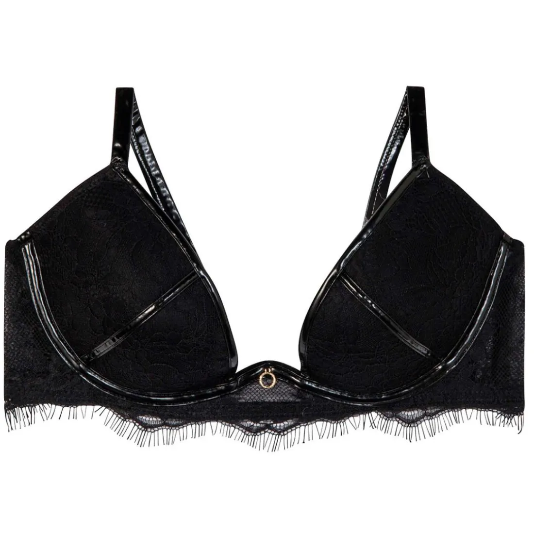 Soutien-gorge ampliforme coque moulée noir Sabbat