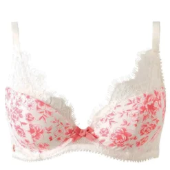 Soutien-gorge ampliforme coques moulées ivoire Etoffe blanc