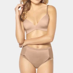 Soutien-gorge ampliforme sans armatures - Beige Body Make-up Soft Touch P EX