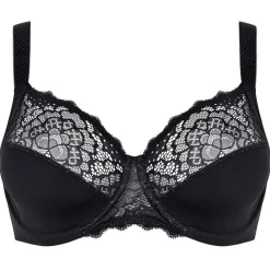 Soutien-Gorge Armature à Bonnets Profonds Noir