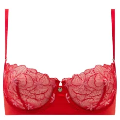 Soutien-gorge armatures rouge Amandine