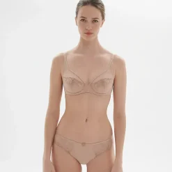 Soutien-gorge avec armatures décolleté plongeant Peau