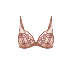 Soutien-gorge avec armature décolleté plongeant