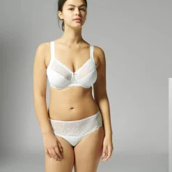 Soutien-gorge avec armatures emboitant blanc