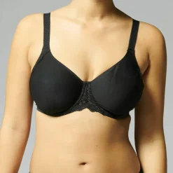 Soutien-gorge avec armatures moulé rigide noir