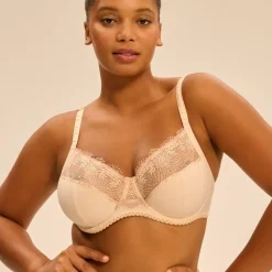 Soutien-gorge avec armature emboitant Beige Chic