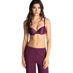 Soutien-gorge avec bonnet à mémoire de forme Pila violet