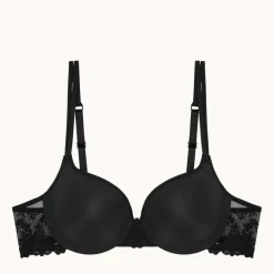 Soutien-gorge balconnet à armatures - Noir