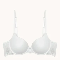 Soutien-gorge balconnet à armatures - Blanc