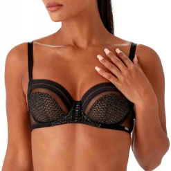 Soutien-gorge balconnet armatures
