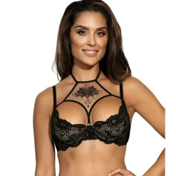 Soutien-gorge balconnet armatures Axami - Noir