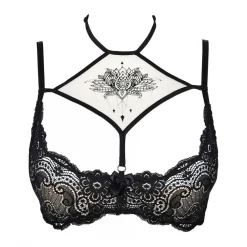 Soutien-gorge balconnet armatures Axami - Noir