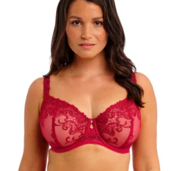 Soutien-gorge balconnet Rouge