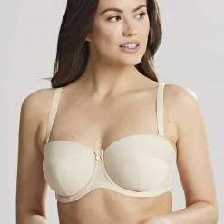 Soutien-Gorge Bandeau à Bretelles Amovibles Chair