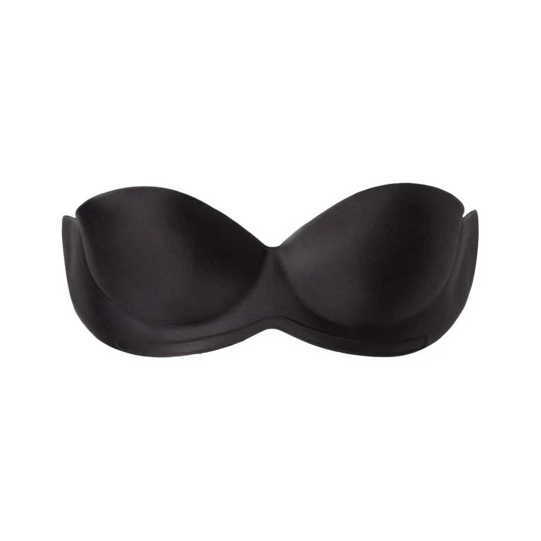 Soutien-Gorge Bandeau Adhésif Sans Dos Noir