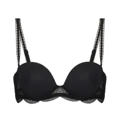 Soutien-gorge bandeau armatures - Noir