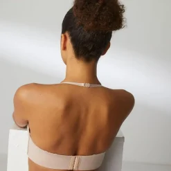 Soutien-gorge bandeau armatures - Nude