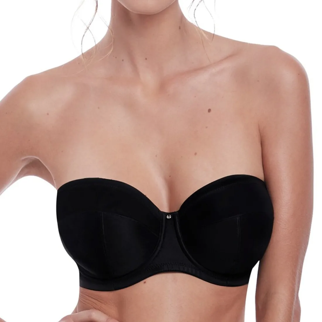 Soutien-gorge bandeau armatures Fantasie AURA Black