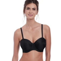 Soutien-gorge bandeau armatures Fantasie AURA Black