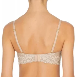 Soutien-gorge bandeau armatures - Natori Rose en nylon
