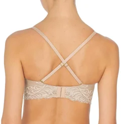 Soutien-gorge bandeau armatures - Natori Rose en nylon