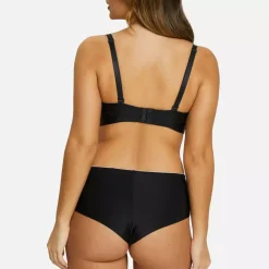 Soutien-gorge bandeau avec armatures - Noir