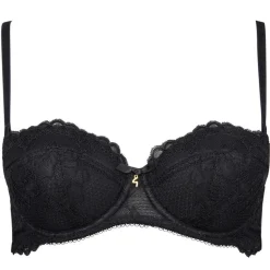 Soutien-Gorge Bandeau Bretelles Amovibles Noir