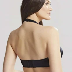 Soutien-gorge bandeau bretelles amovibles noir