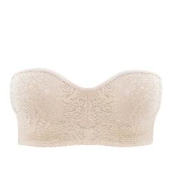 Soutien-gorge bandeau chair en nylon