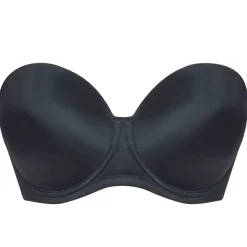 Soutien-gorge bandeau moulé armatures noir