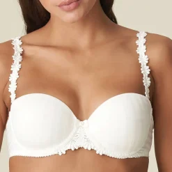 Soutien-gorge bandeau nacre