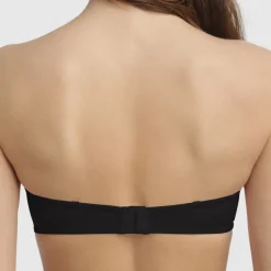 Soutien-gorge bandeau sans armature noir - Dim