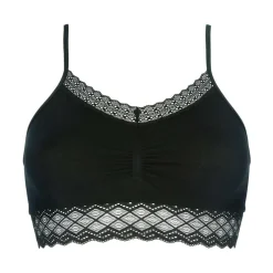 Soutien-gorge brassiere sans armatures noir