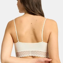Soutien-gorge brassiere sans armatures gris