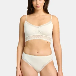 Soutien-gorge brassiere sans armatures gris