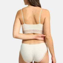 Soutien-gorge brassiere sans armatures gris
