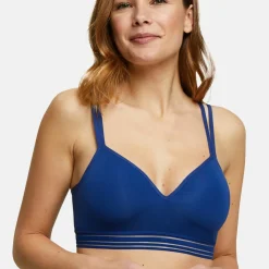 Soutien-gorge brassière coques sans armatures - Bleu