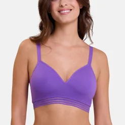 Soutien-gorge brassière coques sans armatures - Violet