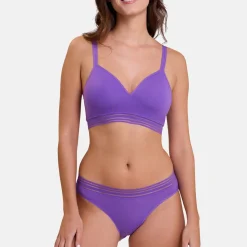 Soutien-gorge brassière coques sans armatures - Violet