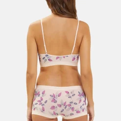 Soutien-gorge brassière sans armatures multicolore