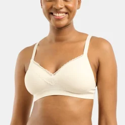Soutien-gorge brassière sans armatures - Blanc