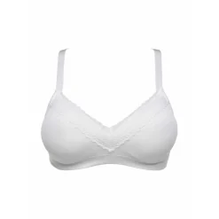 Soutien-gorge brassière sans armatures - Blanc