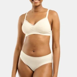 Soutien-gorge brassière sans armatures - Blanc