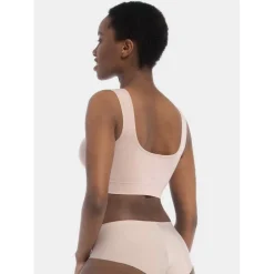 Soutien-Gorge Confort Bambou classique sans armature Rose