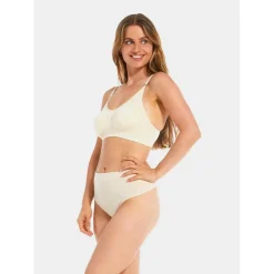 Soutien-gorge Confort Bambou bretelles fines sans armature Beige