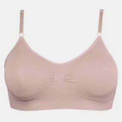 Soutien-gorge Confort Bambou bretelles fines sans armature Rose