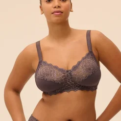 Soutien-gorge confort sans armatures gris