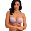 Soutien-gorge contour à armatures violet