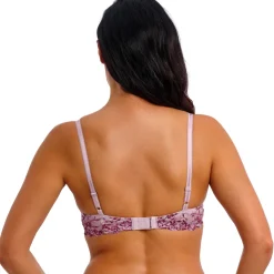 Soutien-gorge contour à armatures violet