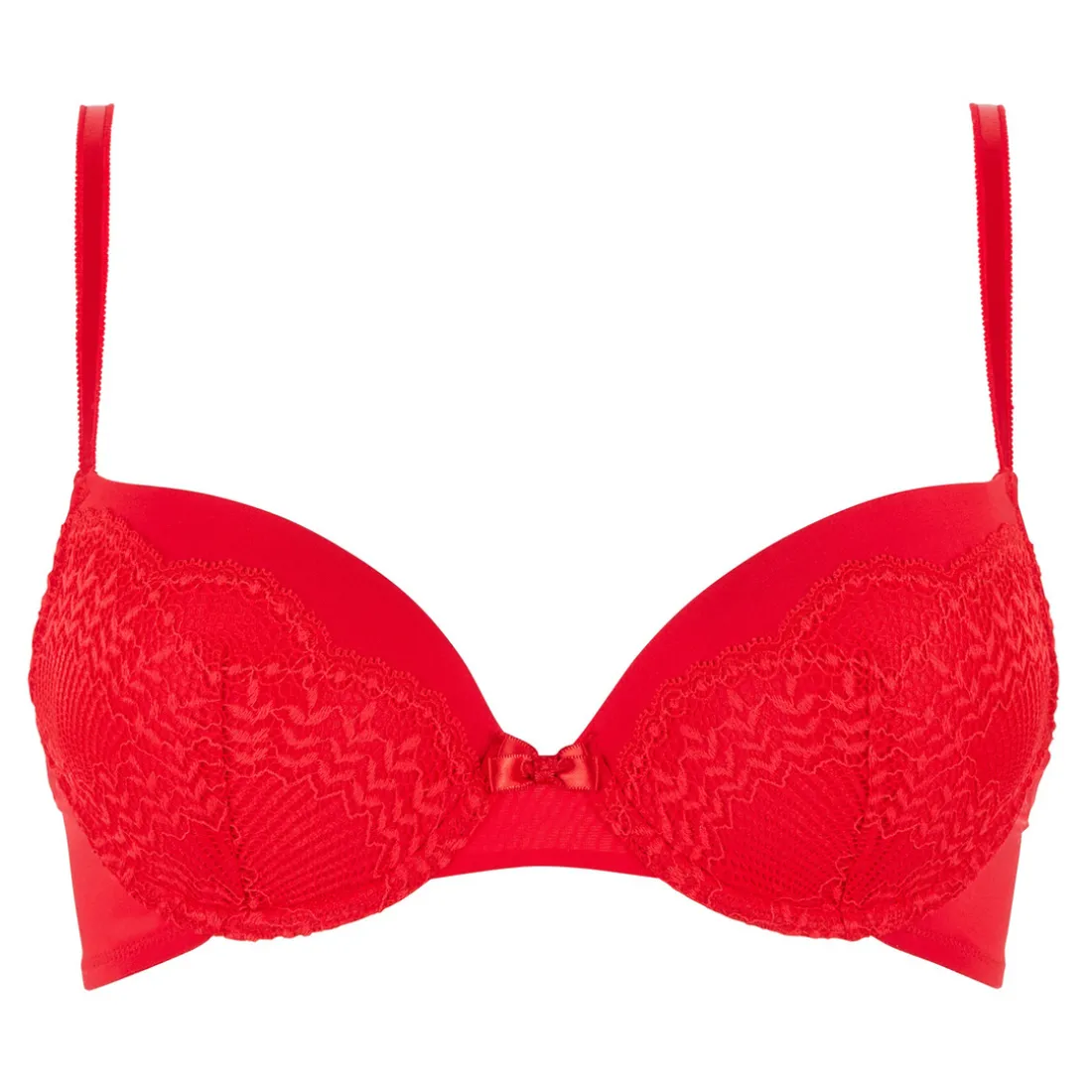 Soutien-gorge coques à armatures rouge
